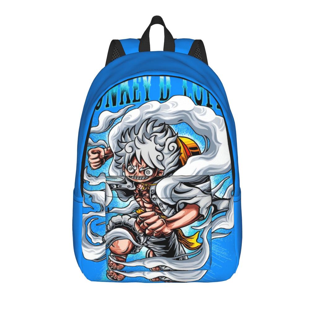 Японский Аниме Рюкзак для Мужчин Женщин Школы Работы Daypack One PiecePieces Япония Манга Колледжа Холщовые Сумки с Карманом