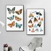 Butterfly Ladybug Caterpillar Spring Moth Posters And Prints Modern Plant Canvas Paintings Wall Art For Living Room Home Decor
