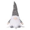 LED Light Up Christmas Gnomes Soft Plush Warm Lighted Dwarf Doll Ornaments with Glitter Sequins Hat for Home Table Decor