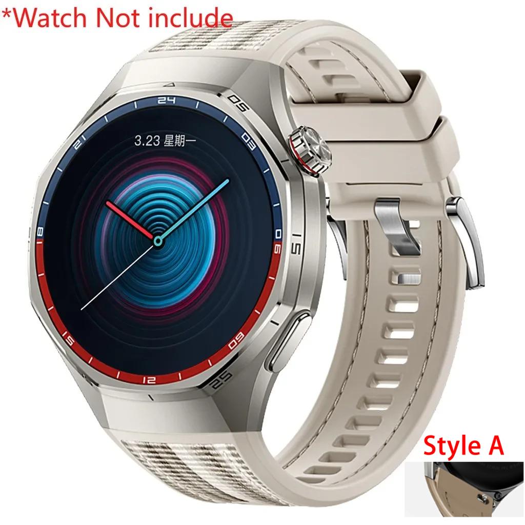 Силиконовый + Тканевый Ремешок для Huawei Watch GT6 Pro 46мм Спортивный Ремешок для Huawei Watch GT6 Pro 46мм Браслет Correa Аксессуары