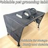 Folding Pet Grooming Hammock Anti-Scratch Cat Bathing Rack Puppy Nail Clipping Holder  Pet Care