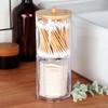 2-tier container for cotton buds and cotton pads