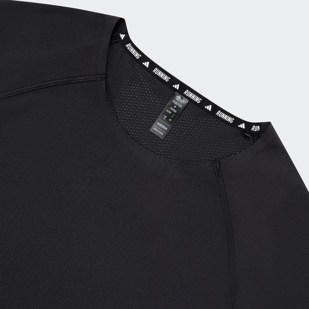 Adidas Essentials Round Neck Long Sleeve T-Shirt Men Tops Black Deep-Silver-Gray JV6921