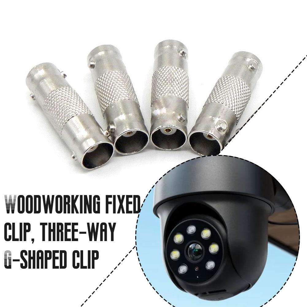 For BNC Female to Female Inline Coupler Coax BNC Connector Video AHD For CCTV Extender Surveill N2V3