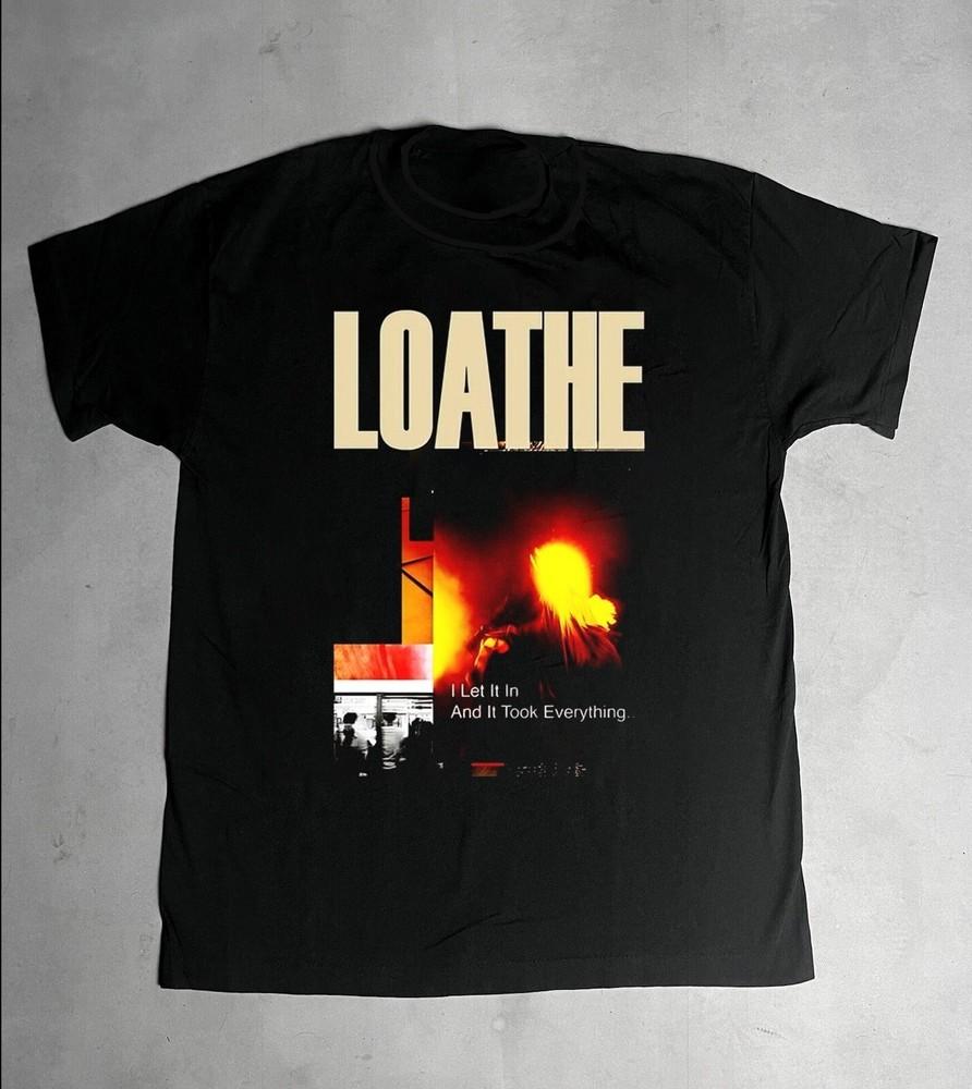 Редкая Коллекция LOATHE Band Хлопковая Коллекция Унисекс S до 4XL Футболка Унисекс Футболка