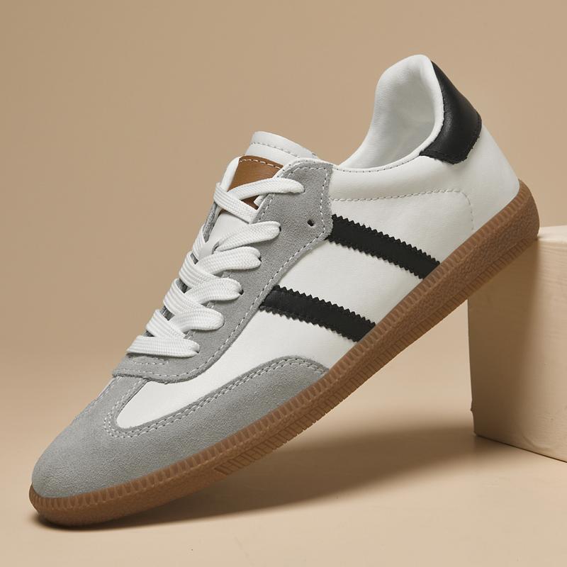 Модные универсальные мужские кеды для скейтборда, обувь для скейтборда, кроссовки из натуральной кожи, новинка 2025 года, мужские теннисные кроссовки, повседневная обувь для ходьбы