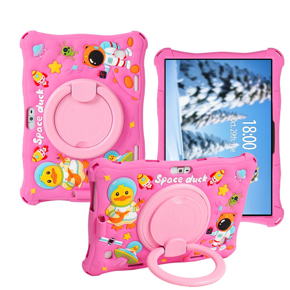 Универсальный чехол для планшета 24 см*17 см 10.1 Мягкий силиконовый для 10 10.1 Мультяшный Вращающийся Планшетный ПК на Android Силиконовый Дюймовый Мягкий Чехол