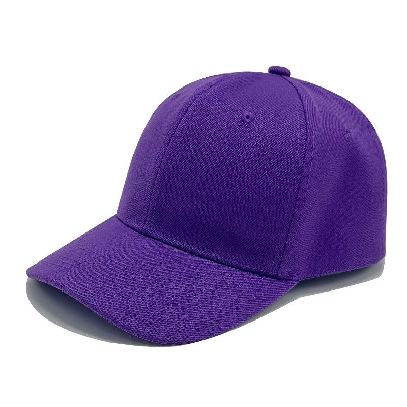 Summer Sun Protection Non-Collapsing Baseball Cap - Acrylic, Minimum Order 50 Pieces