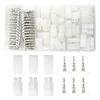 30 Pairs of Male and Female Connectors with Pins for Large Tamiya Connectors, Plugs, Silver Large Battery, Tweezers Kit, Type A