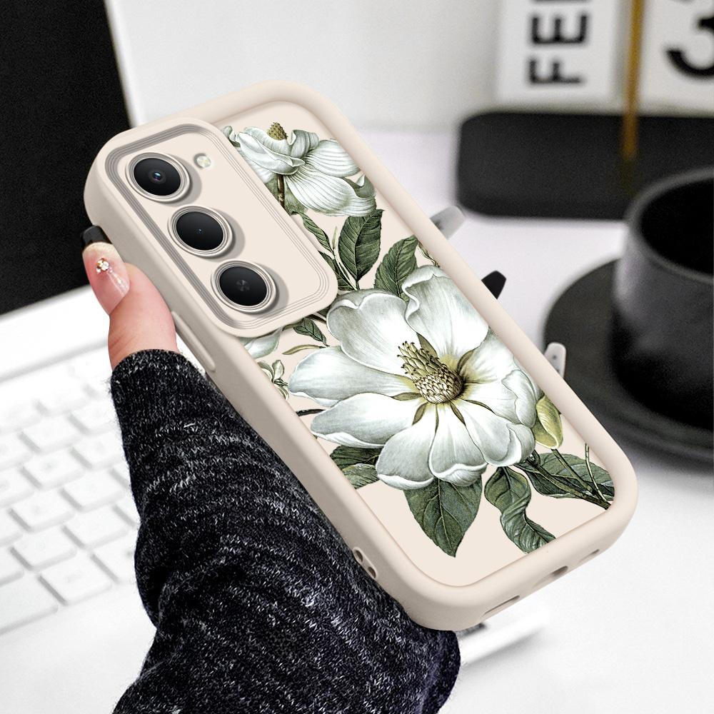 Magnolia Flower Phone Case For Xiaomi Redmi 15 15C 14C 13 13C 12 12C 10 10C A1 A2 A3 A5 Plus 4G 5G Staircase Soft Cover
