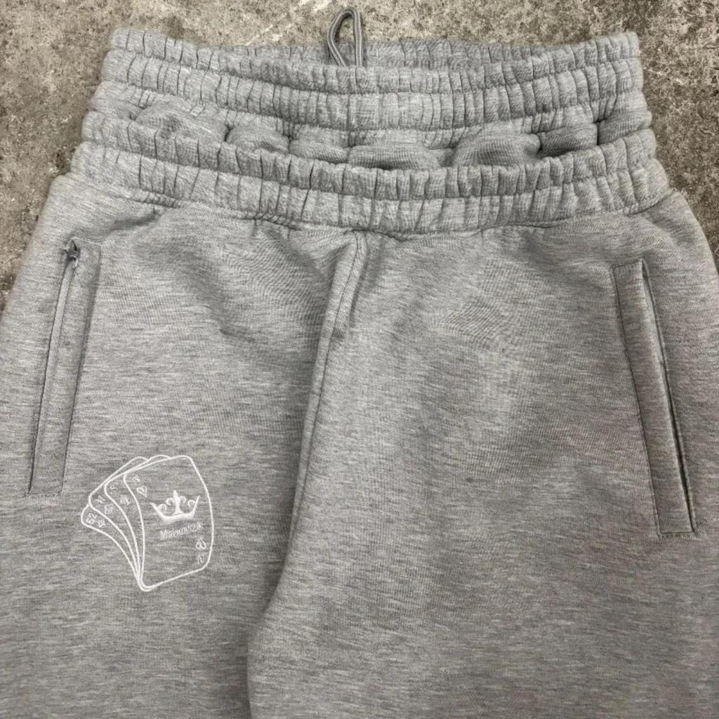 Streetwear Y2k Double Waist Jogging Poker Pants Embroidered Loose Piece Sweatpants Men's and Women's Gothic Hip Hop Casual Pants