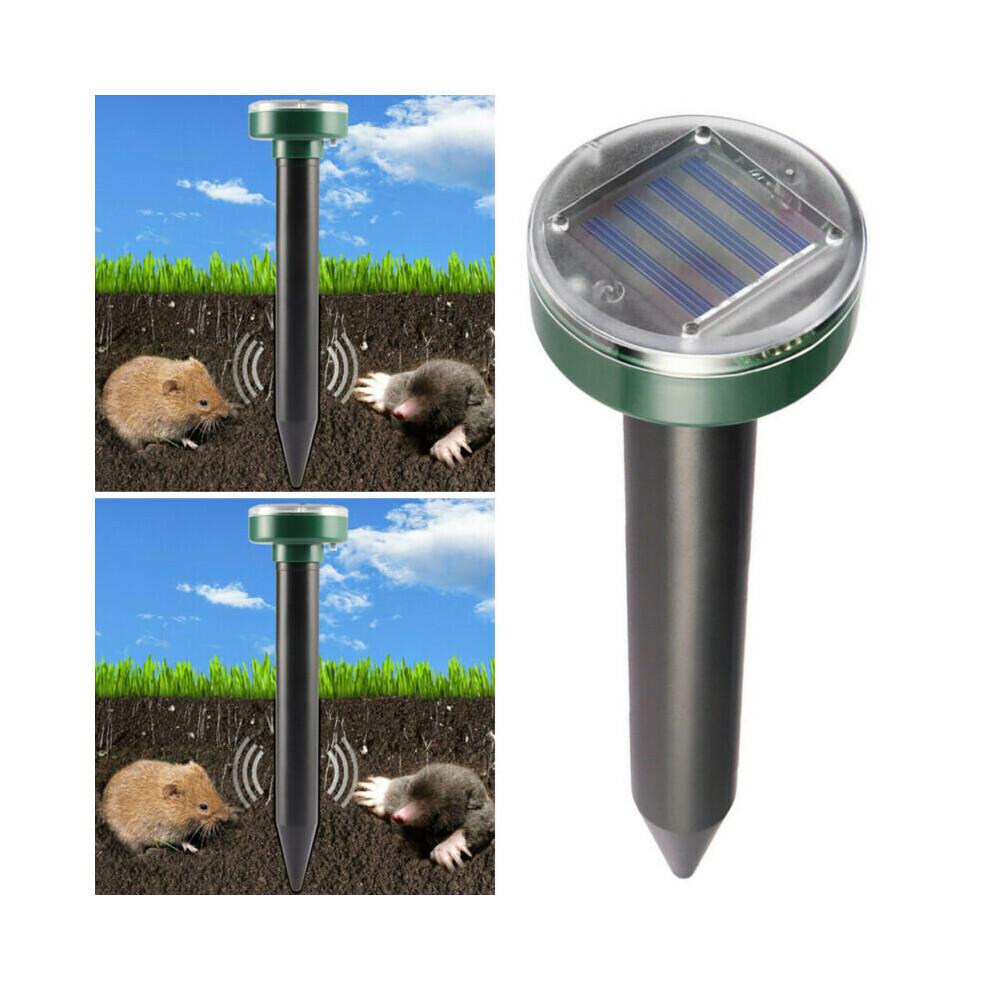 Répulsif ultrasonique solaire extérieur contre les rongeurs, taupes, souris et rats