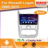 Android Car Radio для Renault Logan 1 Sandero 2009 2010 2011 - 2015 Навигация GPS Мультимедиа Видео Плеер Стерео Carplay Авто