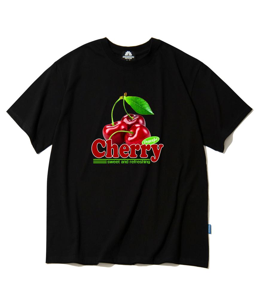 TRIPSHION Triple Cherry Graphic T-Shirt - 8 Colors (Type B)