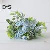 Artificial Flower Eco-friendly Anti-fade Plastic Silk Rose Flower