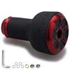 HEIGHTEN 24mm Reel Handle Knob TPE 10g For Shimano Daiwa (Shimano Type A) (Daiwa Type S) TPE Series (Red) (426)
