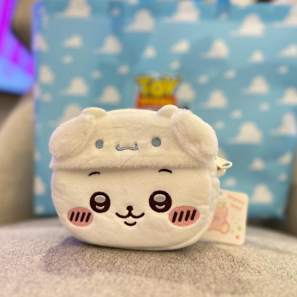 Плюшевая пенал-косметичка Chiikawa Мультяшный Усаги Хати Дзи'и - Милый, Большой Объем Хранения