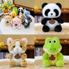 Yellow Duck Cat Elephant Crocodile Plush Animal Figures With Soft Pp Cotton Filling For Children Gift And Collection