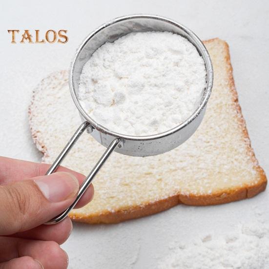 Stainless Steel Flour Sieve Filter Handheld Mini 40 Mesh Sugar Powder Strainer Sifter Baking Cooking Kitchen