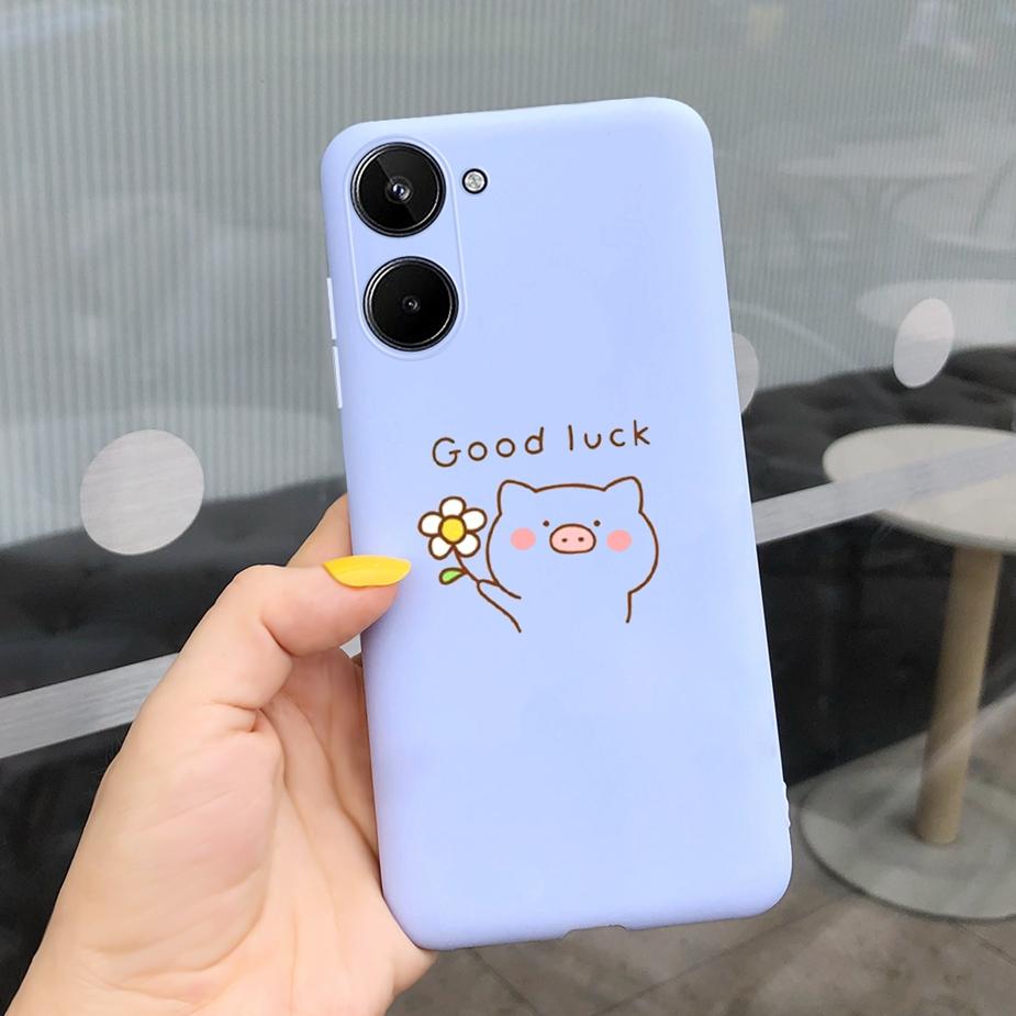 Для Realme 10 4G Чехол Милый Конфетный Расписной Чехол Мягкий Силиконовый Чехол для Телефона Для Realme 10 Pro Plus Realme10 Pro+ Чехол Бампер