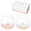Toyo Sasaki Glass BENEDIRE Fleurir BENEDIRE Fleurir Flurry Glass Fleurir 495ml Made In Japan Dishwasher Safe Floral Pattern Round Glass Cup Gift