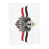 German Empire Flag Imperial Eagle Blanket Germany Wool Throw Blanket Airplane Travel Decoration Ultra-Soft Warm Bedspreads