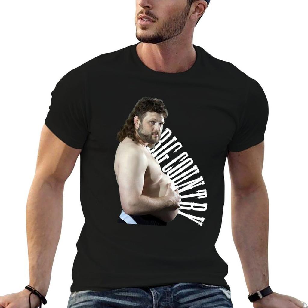Roy Nelson Big Country Vintage T Classic Retro Graphic Tee Tshirt Kawaii Clothes Aesthetic Clothes Unisexs Workout Shirts