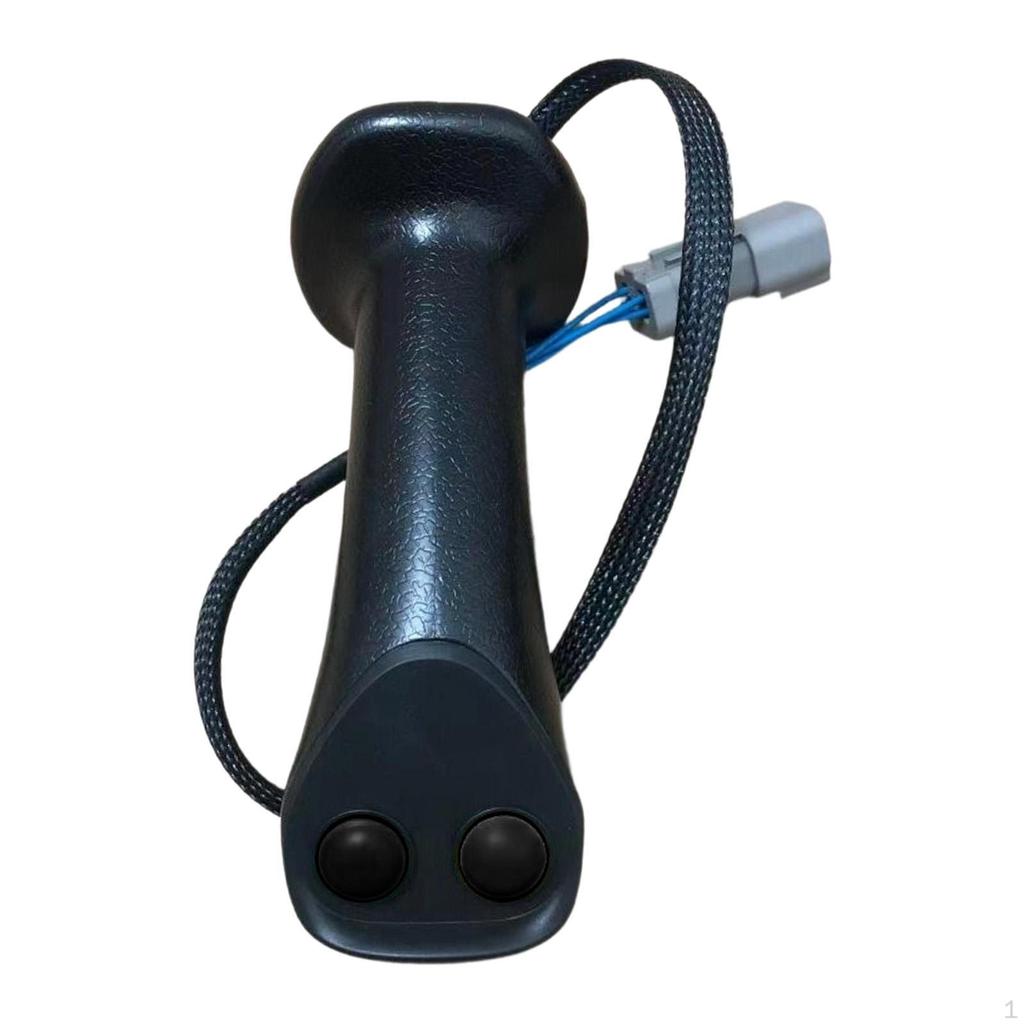 Excavator Control Lever with 2 Buttons, Easy to Mount And Comfortable, Ideal for Construction