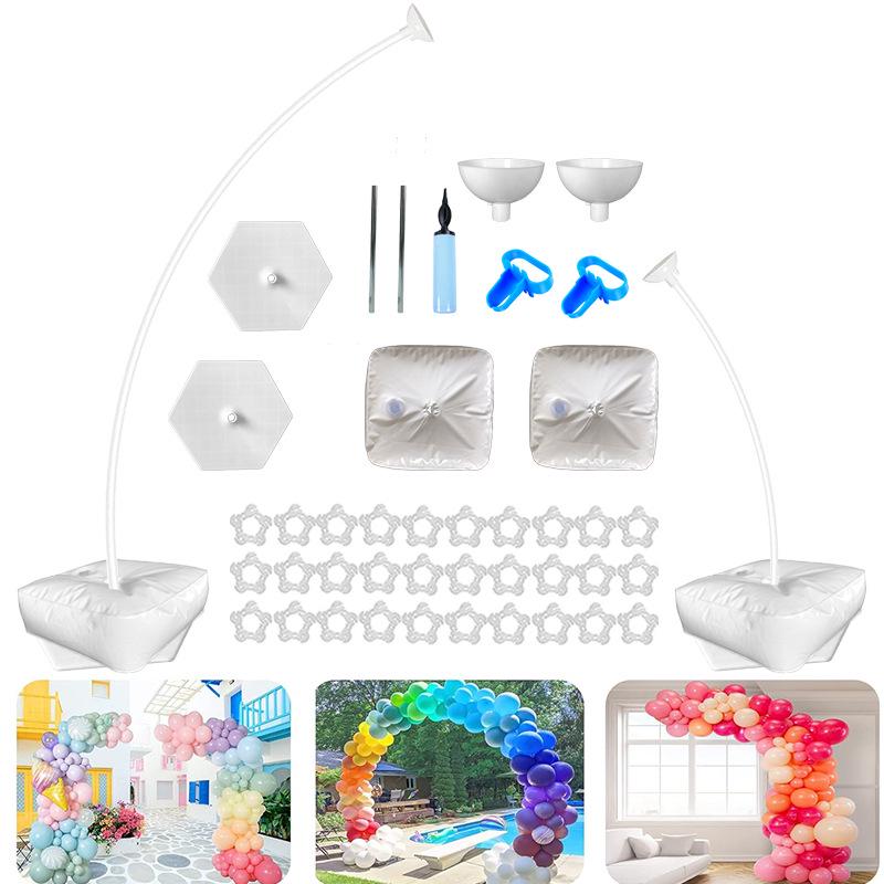 Гибкий набор для арки из воздушных шаров с алюминиево-пластиковыми трубками для украшения на день рождения