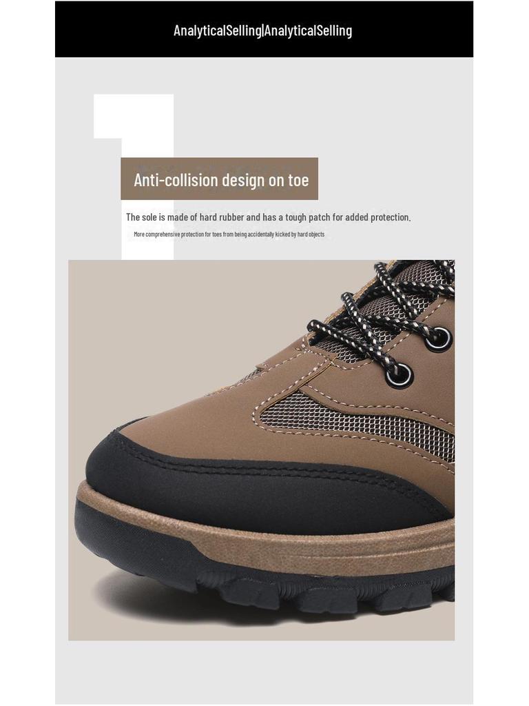 Мужские водонепроницаемые нескользящие походные ботинки — прочные и удобные для приключений на свежем воздухе и прогулок