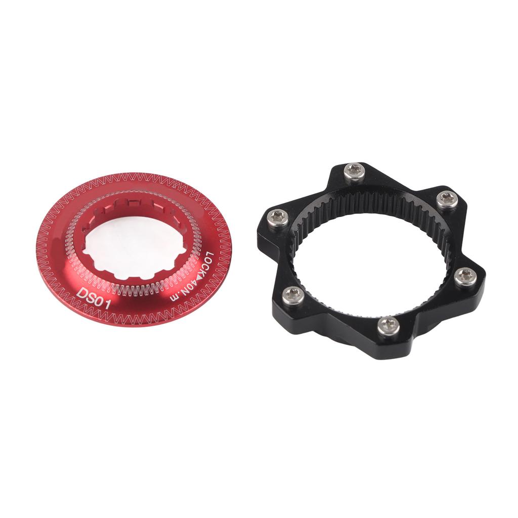 Brake Center Lock Bike 6 s Disc Rotor Adapter Set Aluminium Alloy Accessory