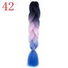 Ombre Braiding Hair Extensions 24inch 115g Synthetic Jumbo Braids Hair Fiber Pink Purple Blue Green