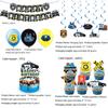 Cartoon Police Car Party Decoration Including Disposable Paper Plates Paper Cups Tissues And Childrens Party Decorations