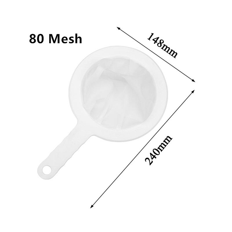 Soy Milk Wine Filter Bag Nut Milk Bag Tea Coffee Oil Yogurt Filter Net Mesh Kitchen Food Reusable Nylon Filter Bags Strainer