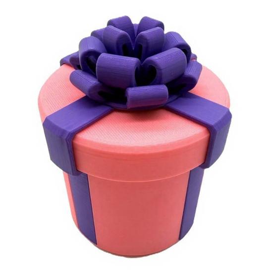 Yousheng Annoying Nested Screw Gift Box Prank Nesting Box for Cash Gift Reusable 3D Printed Packaging Gag Box for Birthday Christmas White Party Gifts