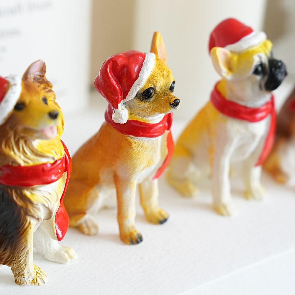 Creative Deer Desktop Ornament Sitting/Standing Position Christmas Ornament Home Decor
