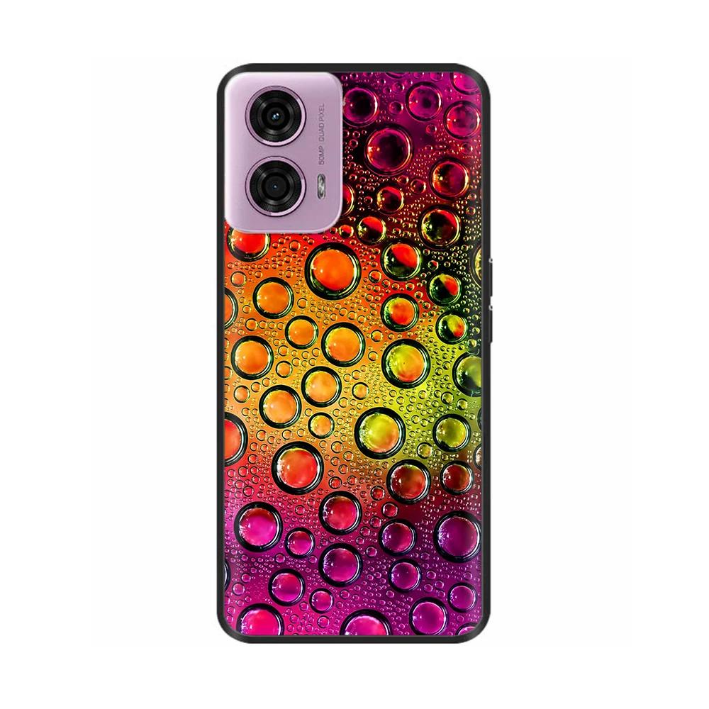 Painted Cover For Motorola Moto G04 Soft Silicone Phone Case For Moto G04 Back Cover MotoG04 XT2421-2 Shockproof Shell Para Etui