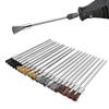 Bestgle Wire Brush Extensions, 20-Piece Set, 3mm Extension Stainless Steel Copper Wire Cleaning End Brushes for Routers, Pen Wire Brushes, Rust and Pa