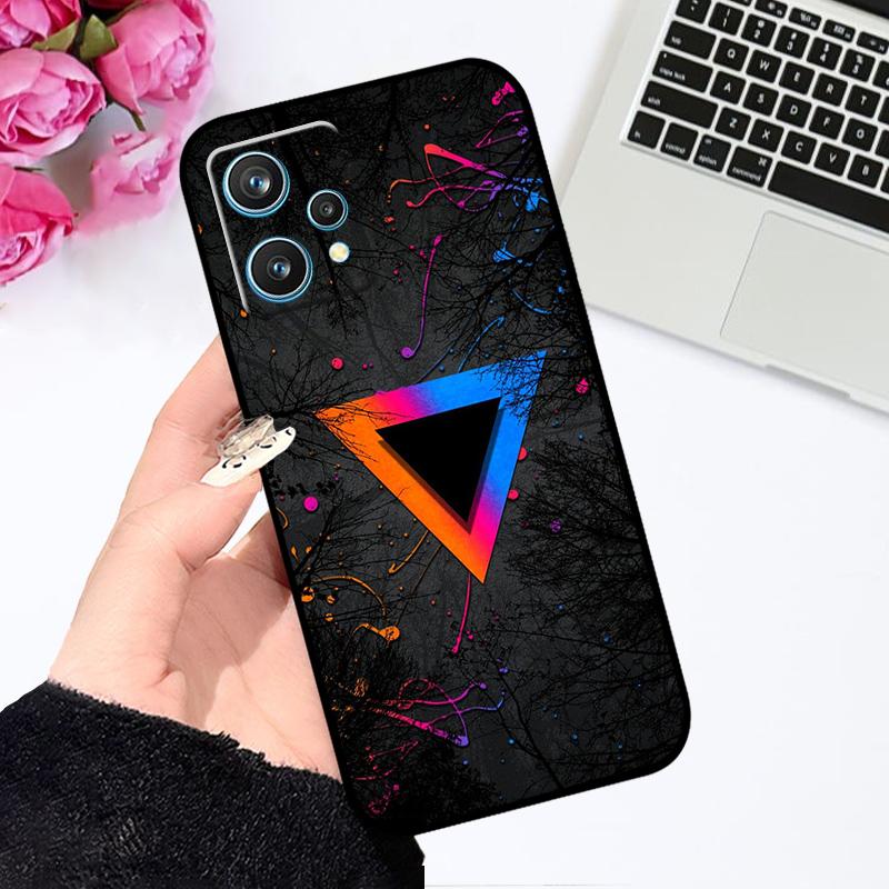 Чехол для Realme 9 9i 4G Fundas 9i 5G Ударопрочный Силиконовый ТПУ Милый Чехол для Телефона для OPPO Realme9 Pro Capa 9 Pro+ 9 Pro Plus Бампер
