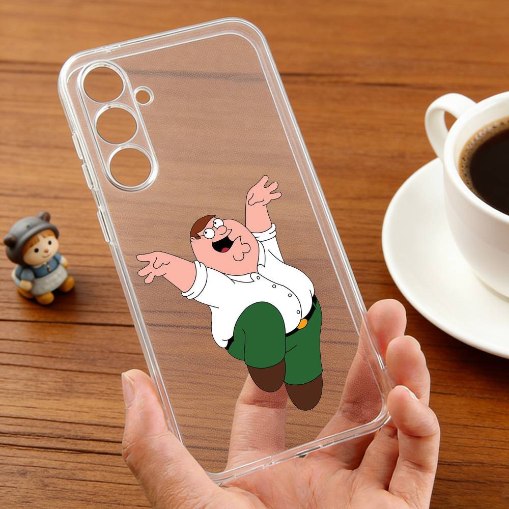 Чехол для телефона F-Family F-Funny G-Guy для Samsung S30,23,21,22,20, FE lite,S10,9,8,7 PIus Note20ultra Мягкий Прозрачный