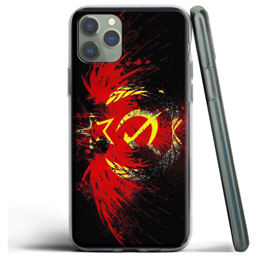 Силиконовый чехол «Советский Союз» для Apple iPhone 12 Mini 11 Pro SE XS X XR Max 8 7 6S 6 Plus 5S