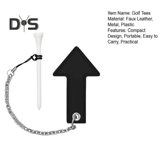 Т-образные клюшки для гольфа с цепью, высокая устойчивость, компактный дизайн, легко носить с собой, прочные клюшки для гольфа, аксессуары для обучения замаху в гольфе