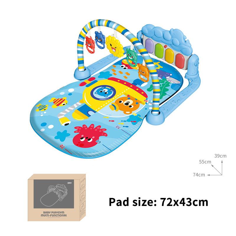 1 Set Music Pedal Piano Multifunctional Children Fitness Frame Take Exercise Infant Leg Stamina Gym Crawling Frame Baby Toy