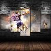 Abstract Kobe 24 Basketball Poster 5 Panel Canvas Picture Print Wall Art Canvas Painting Wall Decor for Living Room No Framed