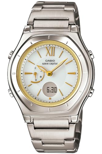 Наручные часы Casio Wave Ceptor (Официальный японский продукт) Радиоуправляемые солнечные часы LWA-M160D-7A2JF серебристые