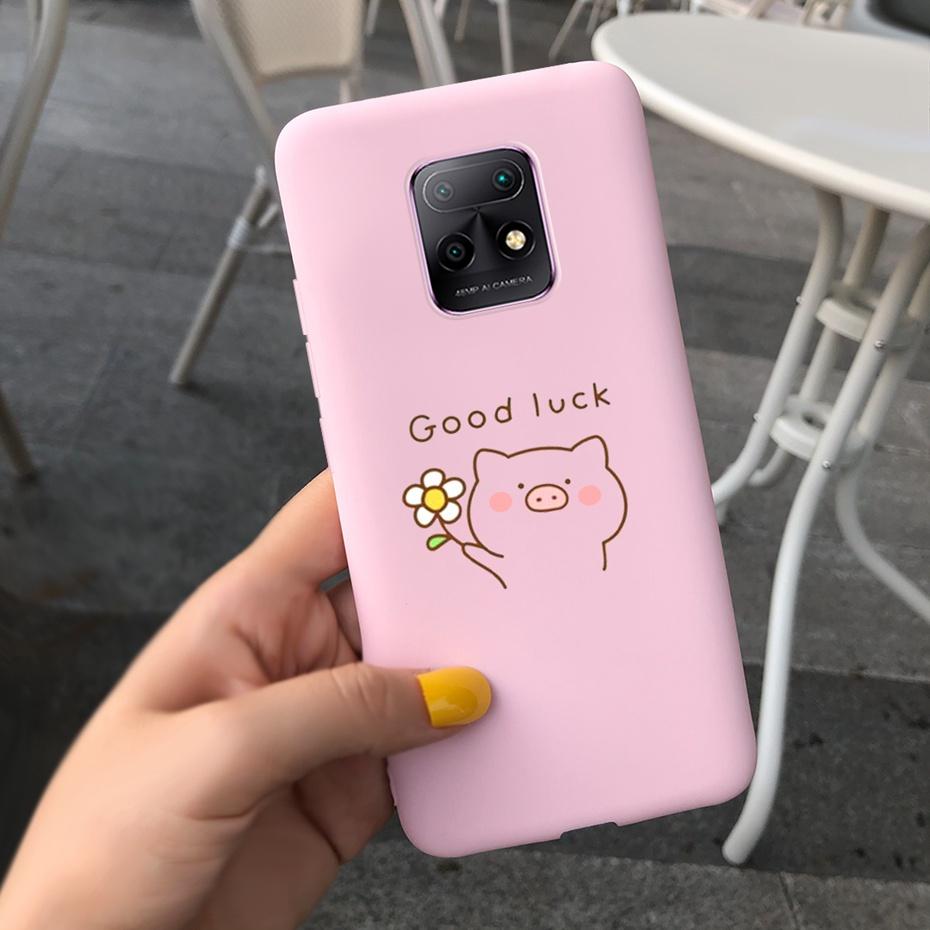 For Xiaomi Redmi 10X 5G 4G Case Cover Redmi 10X Pro Phone Cases Silicone Cute TPU Bumper For Xiaomi Redmi10X 10 X Pro Fundas