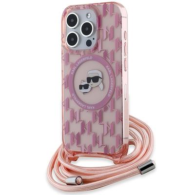 Чехол для iPhone 15 Pro Max Karl Lagerfeld MagSafe Розовый