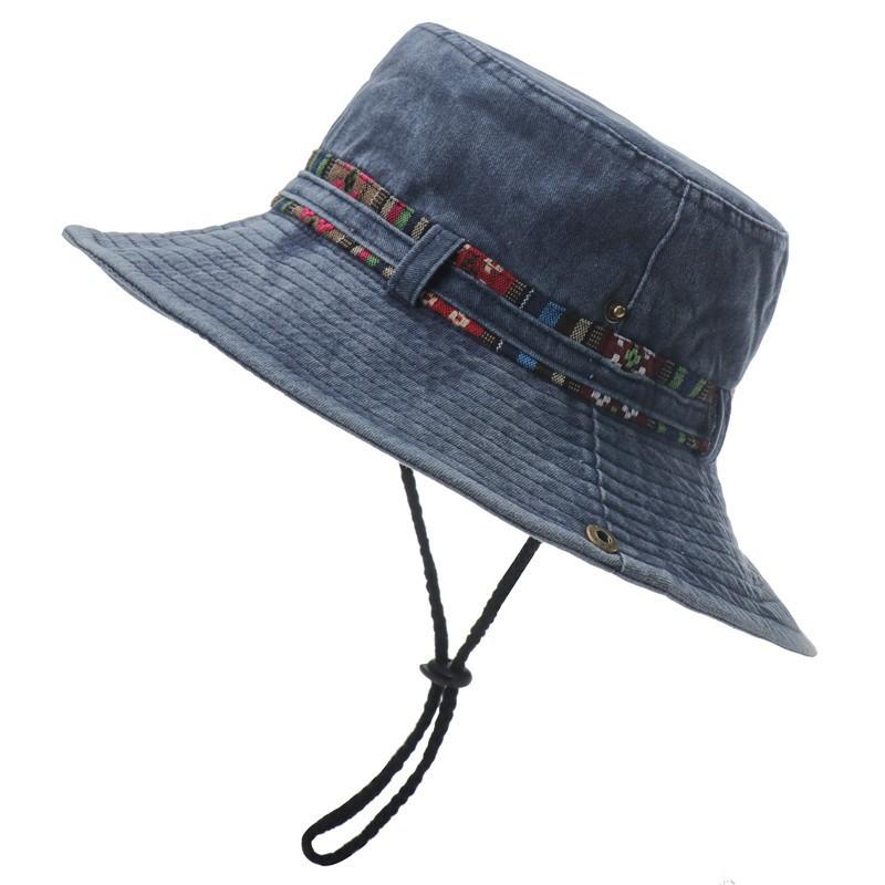 Унисекс washed cotton ведро шляпа для улицы защита от солнца походы рыбалка путешествия