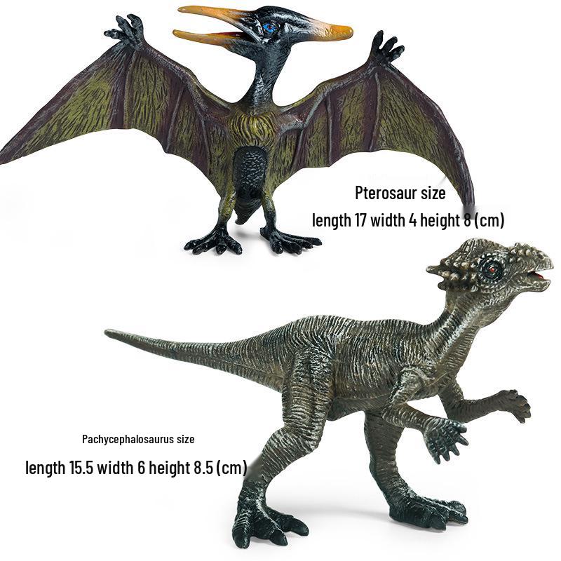 Dinosaur & Dragon Plastic Toy Set: Mythical Animal Figures for Kids