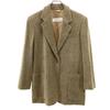 MAX MARA Made In Italy Towel Ground Tailored Jacket 40 Gold Women Used